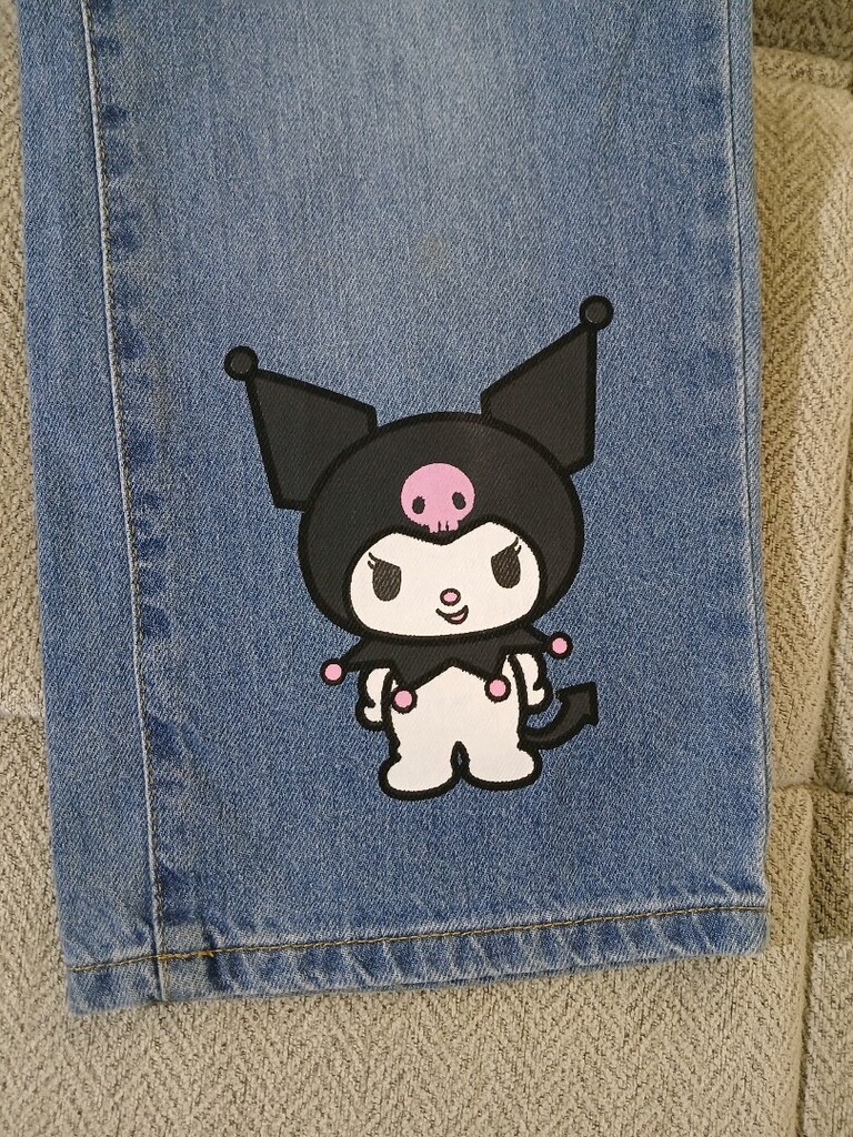 lcw 8-9 yaş kuromi kot pantolon - 2