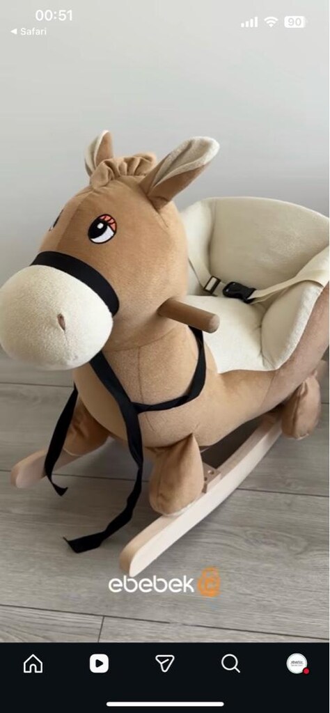 baby toys sallanan at peluş yeni gibi - 4