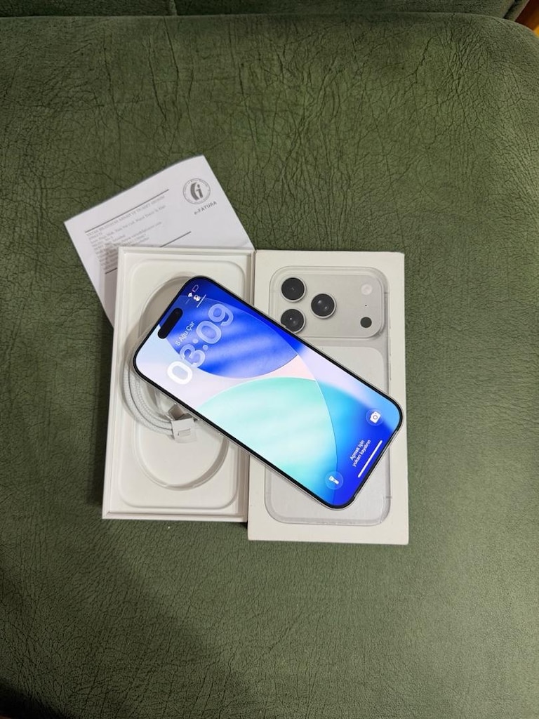 iphone 17pro (20 ay garantili pil 100) - 3
