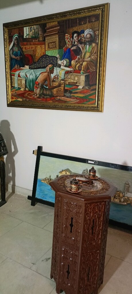 yağlı boya tablo sanatçı imzalı büyük boy çerçeveli - 2