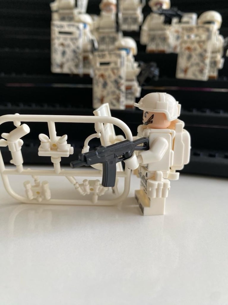 Lego Beyaz Swat Asker Minifigürleri - 5