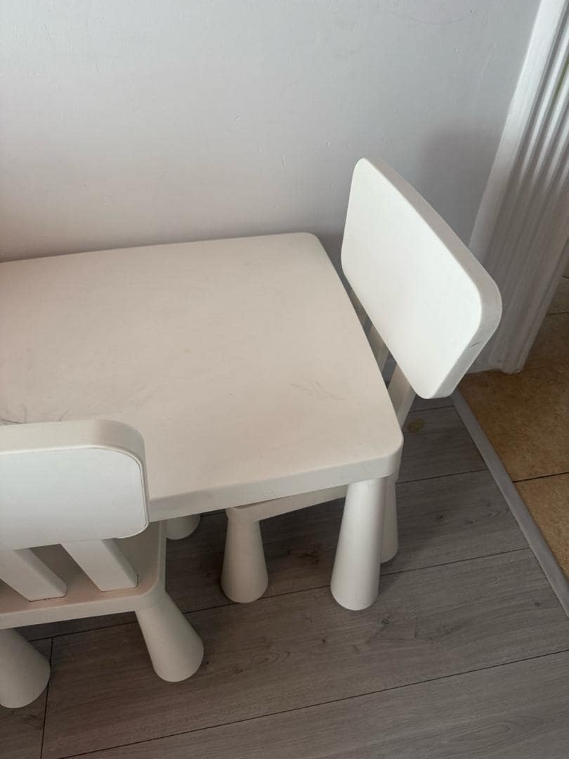 ikea çocuk masa ve 2 sandalye si - 3
