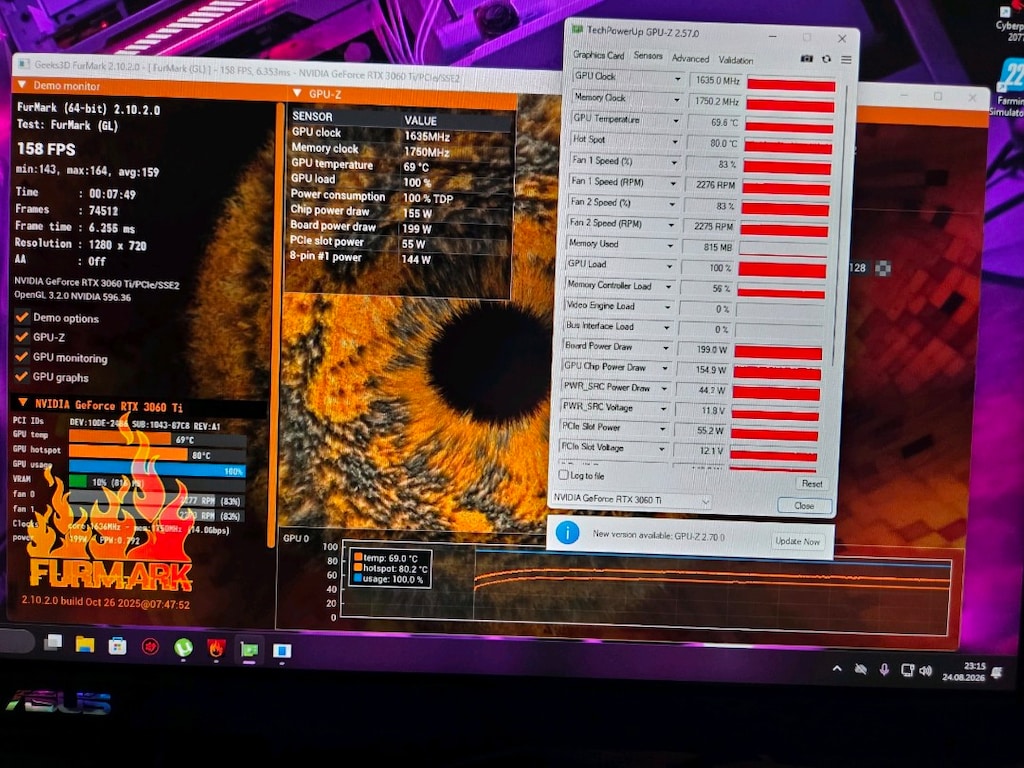 ASUS DUAL 3060Tİ 8GB - 6