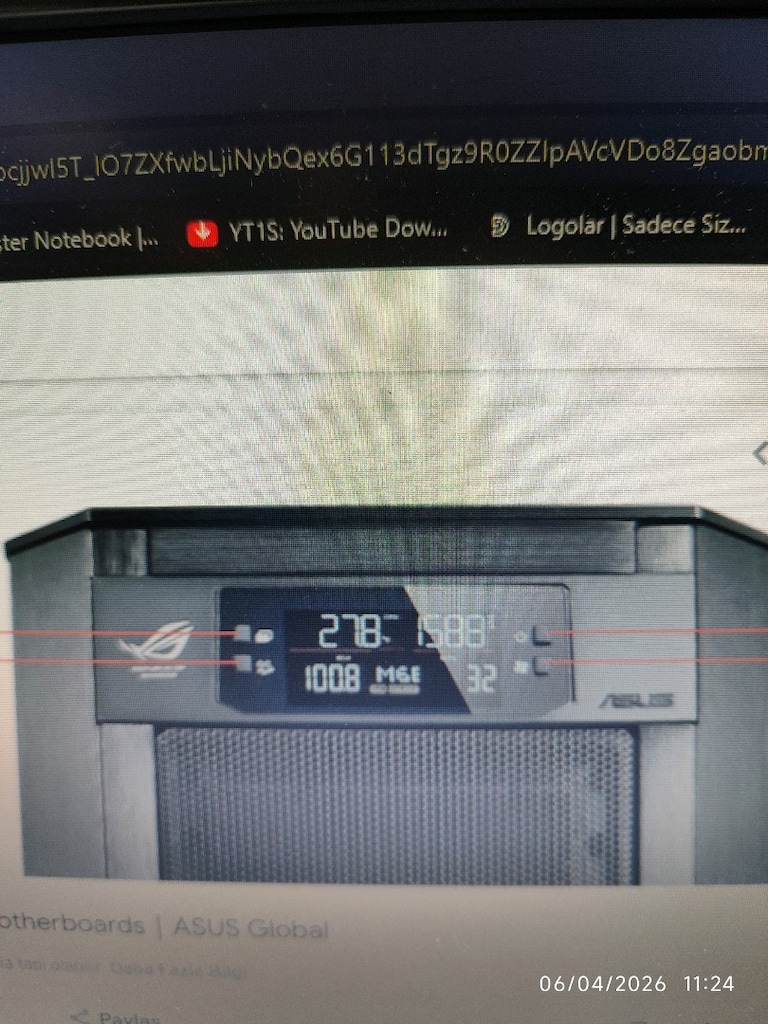 Asus Rog rampage V Edition Anakart OC panel ve ses kartı - 6