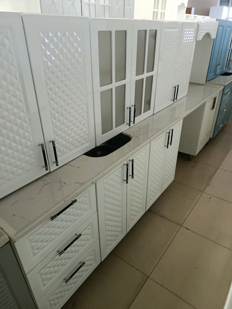 mutfak dolabı mdf mebran 3 mt - 4
