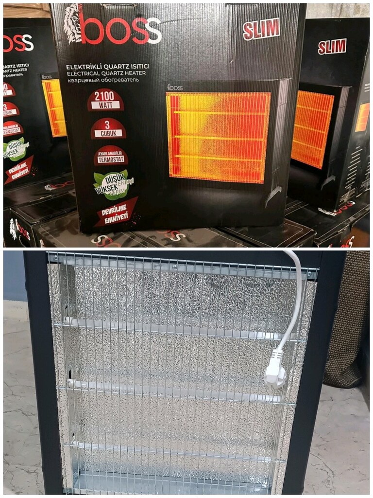 Sıfır kutusunda Boss markalı elektrikli ısıtıcı soba - 2