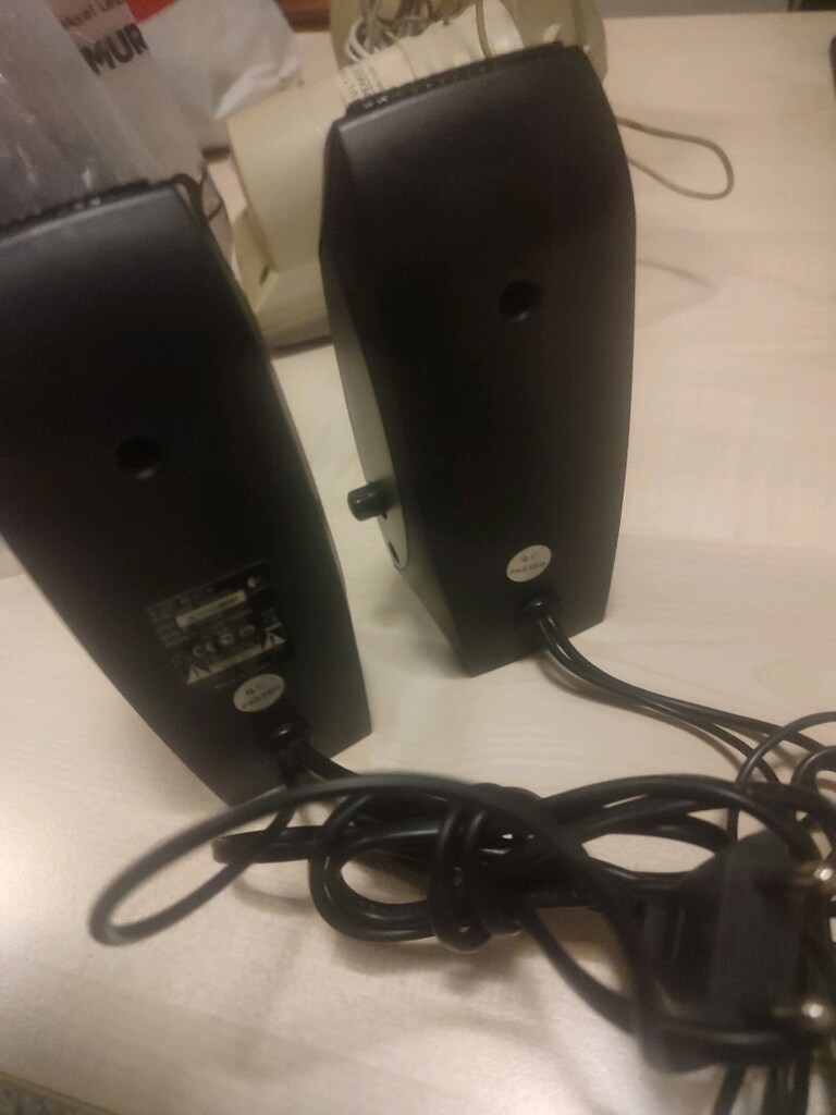 logitech 1+1 hoparlör sıfır ayarında - 4
