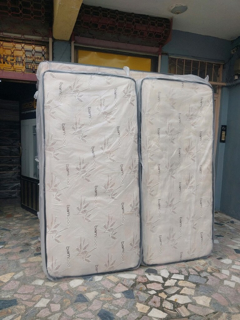 TEK KİSİLİK ORTOPEDİK BAMBOO YATAK IMALATTAN - 3