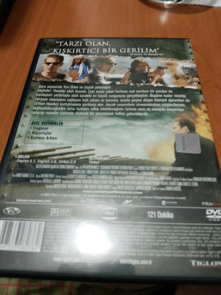 YENİ KUTUUNDA ORJİNAL YABANCİ DVD FİLM ALBÜMLERİ ( LORD OF WAR ) - 2