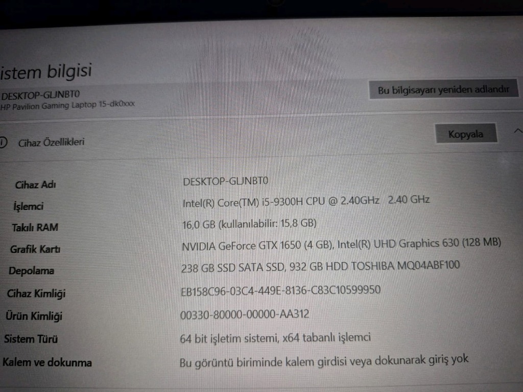 HP PAVİLİON GAMİNG LAPTOP - 3