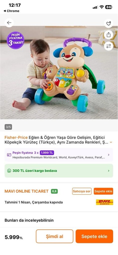 fisher price bebek eğitici yürüteç - 5