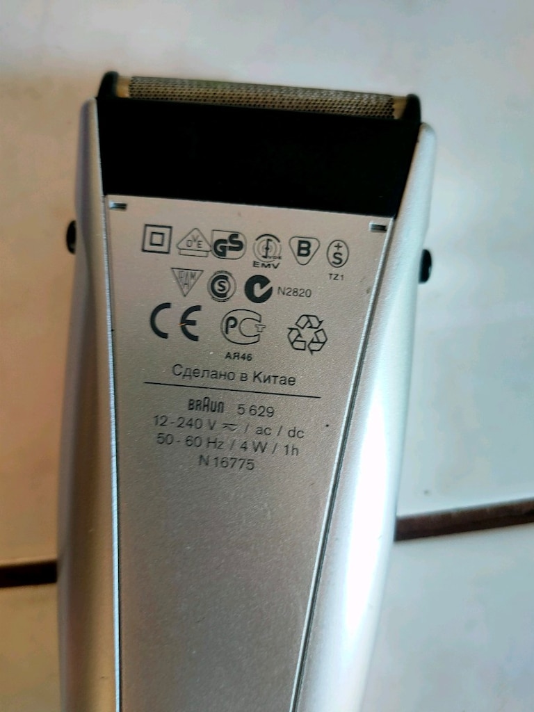 Braun 3615 . tıraş makinesi Hem şarjlı (kablosuz) hem de kablolu olara - 8