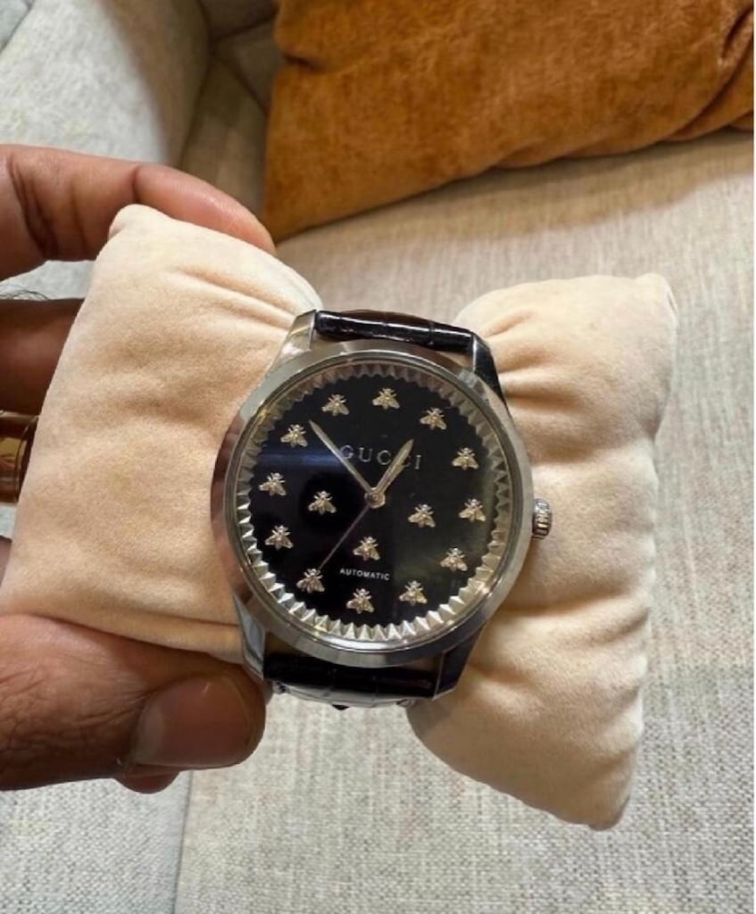 ELMAS TAŞLI GUCCİ BEE AUTOMATİC DİAMOND SAAT