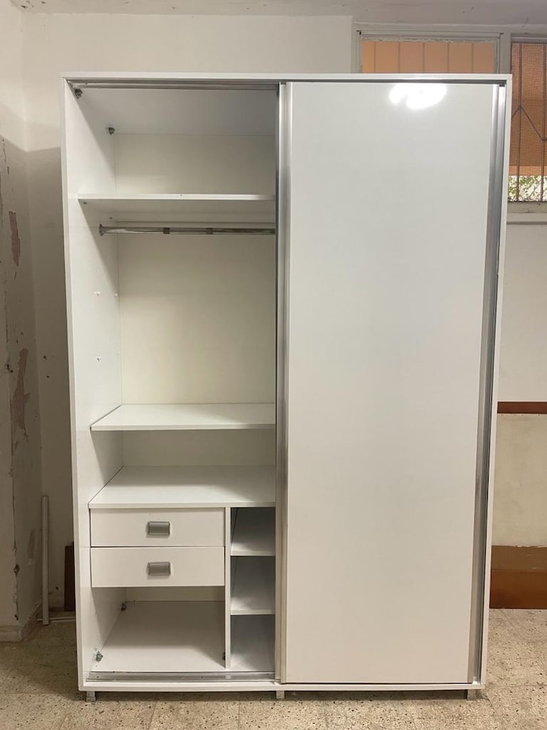 EVE TESLİM KOMPLE MDF TERTEMİZ SÜRGÜLÜ GARDROP DOLAP ELBİSE DOLABI 220 - 2