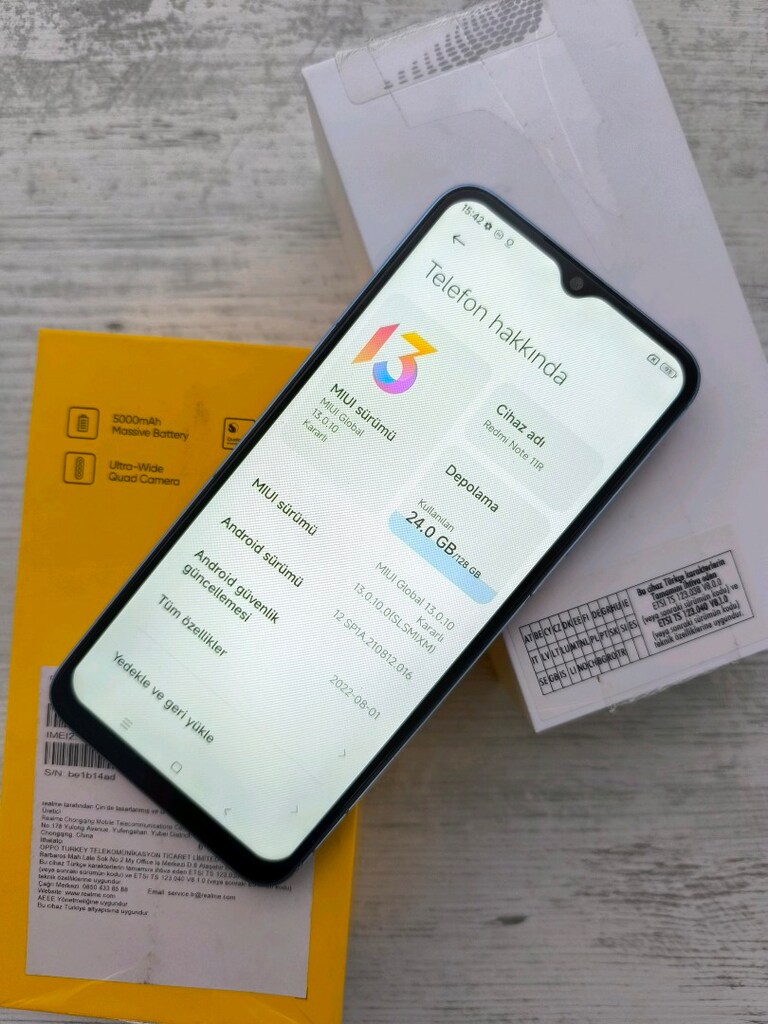 NOTE 11R 128GB TERTEMİZ!!! - 5