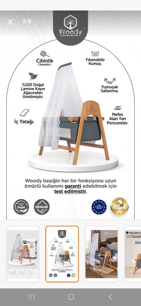 anne yanı beşiği - 6