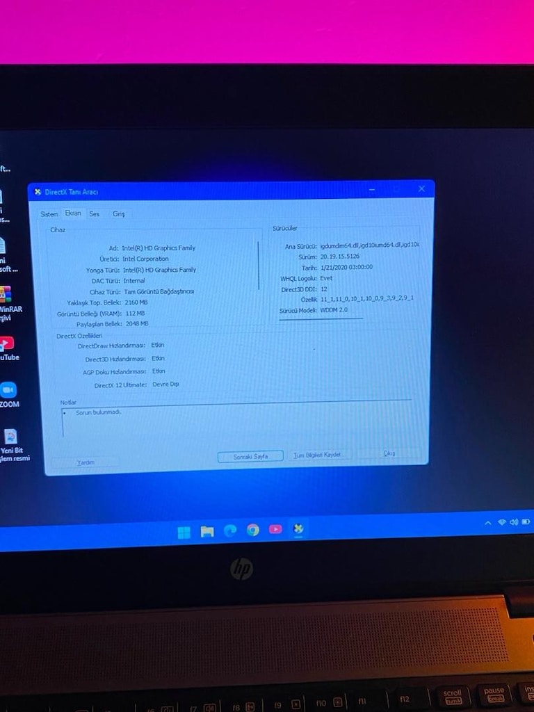 HP- İ5-8GB RAM-256 GB SSD LAPTOP - 4