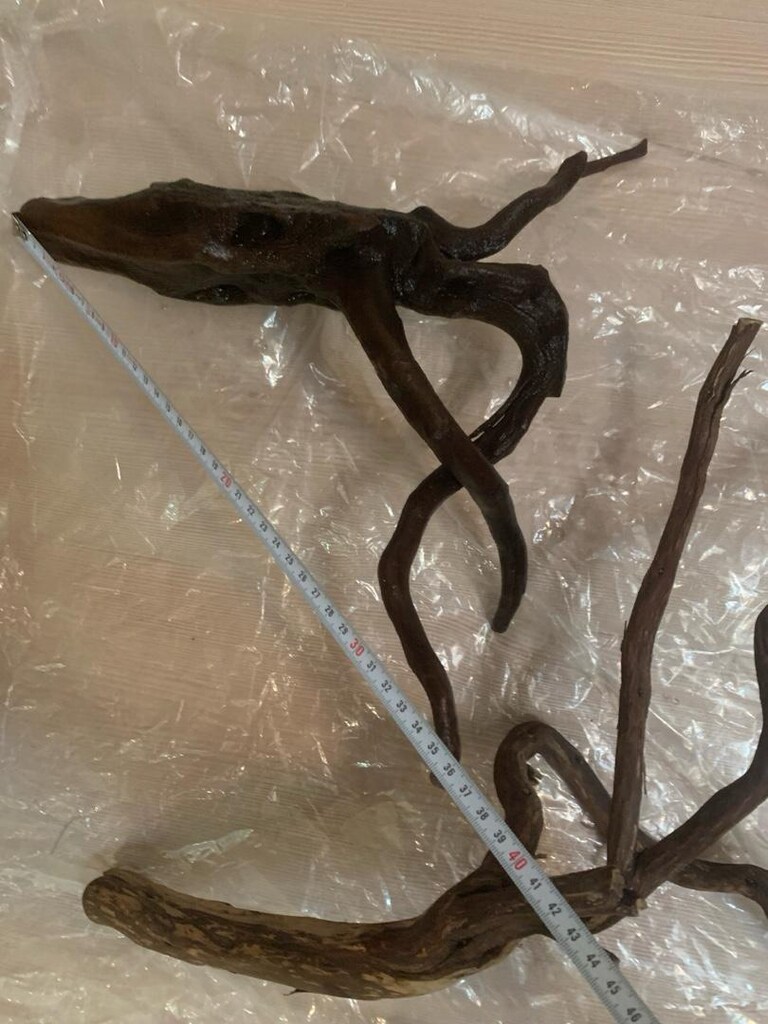 büyük boy mangrow kök akvaryum dekor kullanıma hazır halde - 2