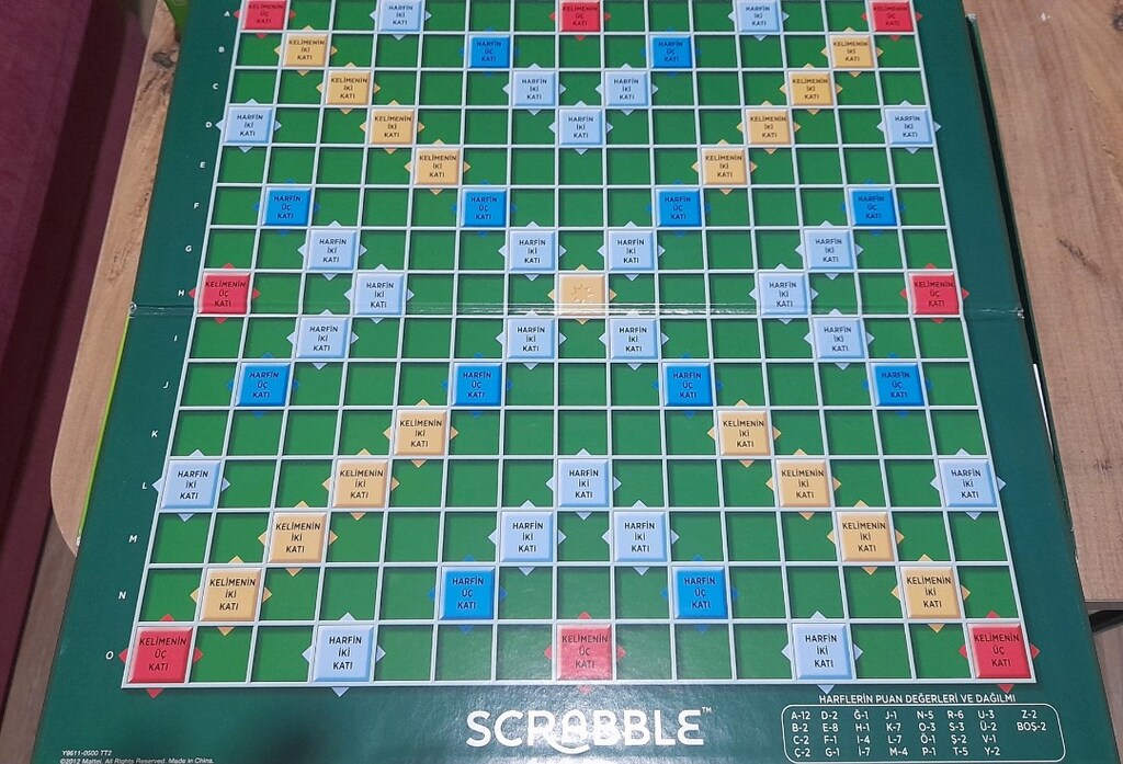 SCRABBLE ORJINAL KELİME OYUNU TÜRKÇE - 2