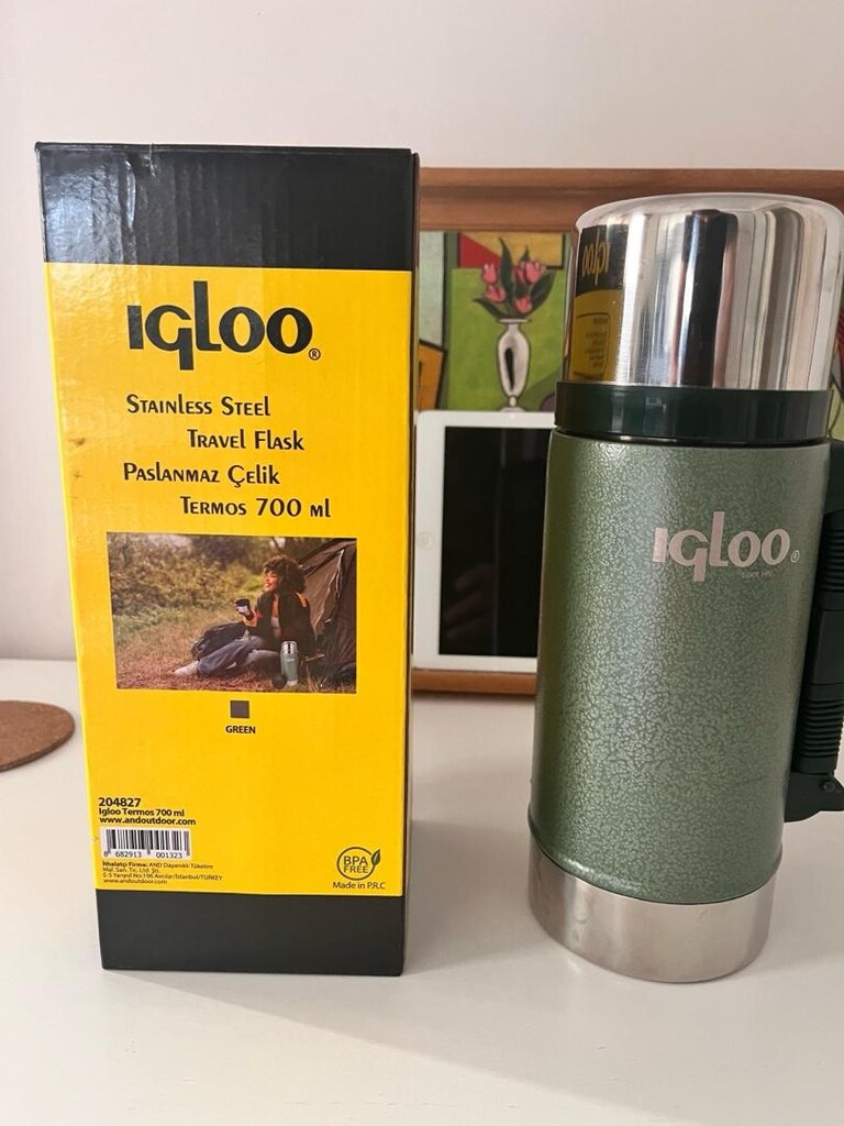 igloo Stainless Steel Travel Flask Termos - Sıfır Ayarında / Kutulu - 5