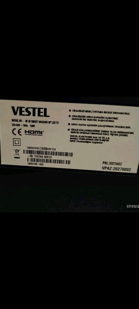 VESTEL 4K 49 İNÇ SORUNSUZ LED TV - 4