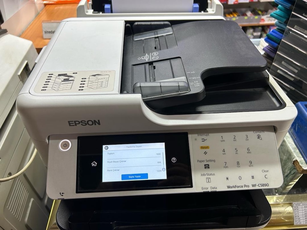 yazıcı epson WF-C5890 temiz az kullanıldı - 5