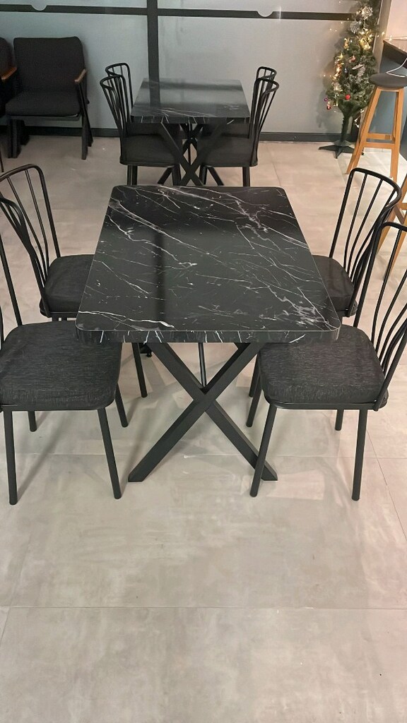 sıfır ürün 4 kişilik masa sandalye kapıda ödeme ücretsiz kargo - 5