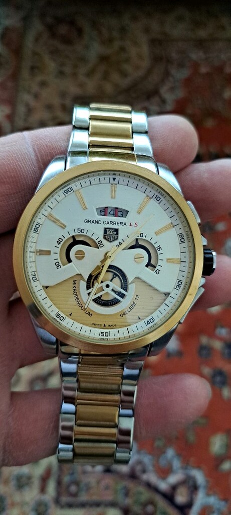 sıfır TAGHEUER CARRERA pilli kronografli çelik kasa çelik kordonlu saa - 8
