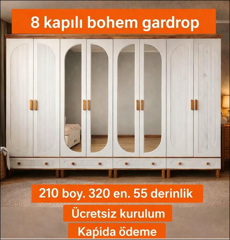 8 kapılı GARDROP - 6