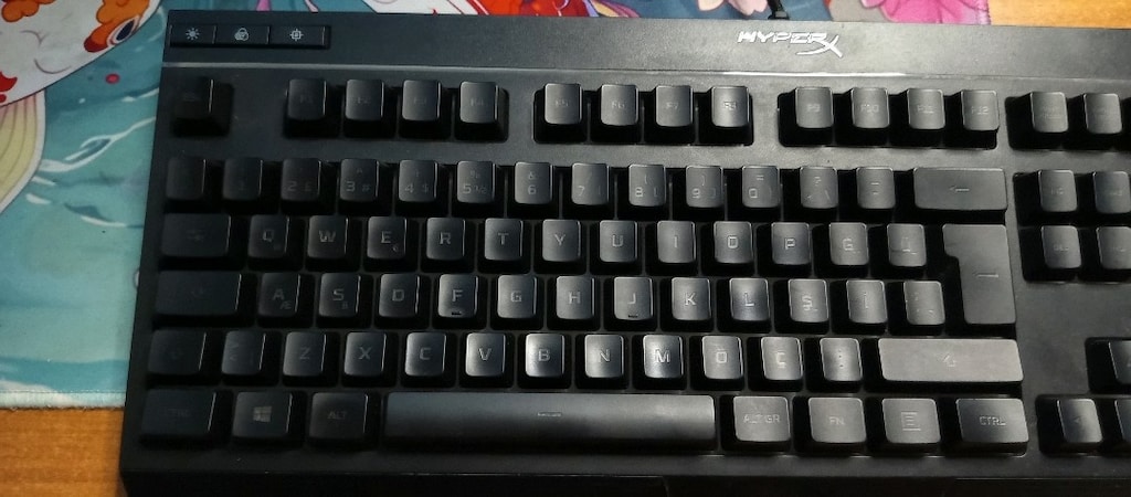 hyperx alloy core rgb gaming klavye - 5