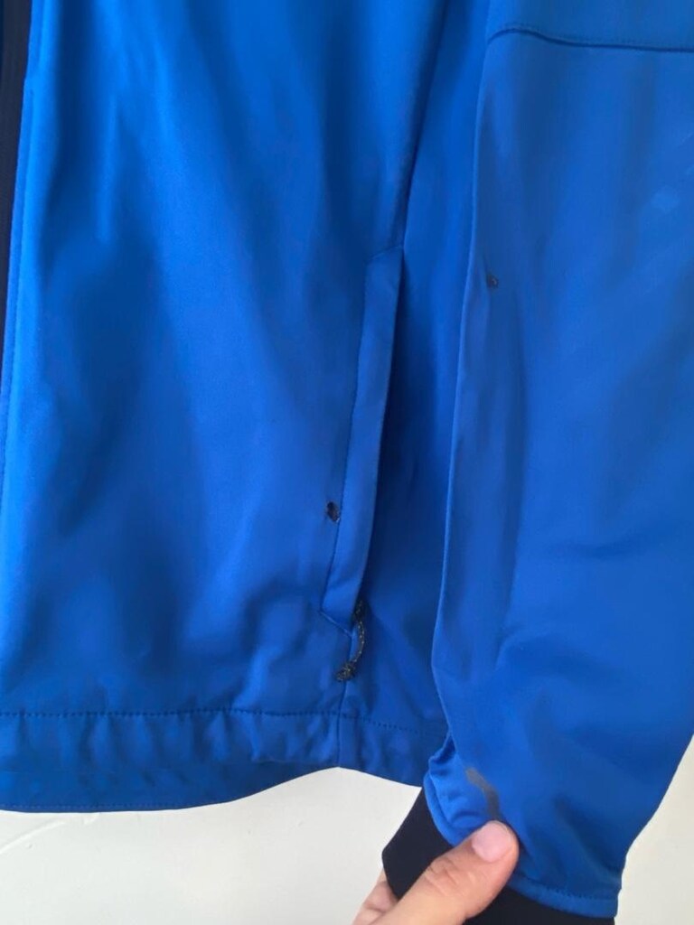 Jack Jones Markalı Canlı Mavi Kapüşonlu Spor Ceket - 4