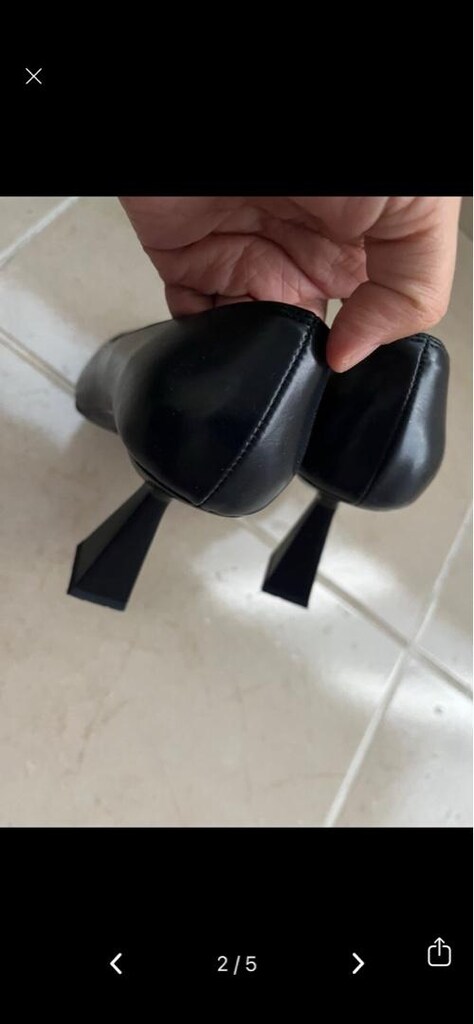 marjin marka siyah stiletto - 2