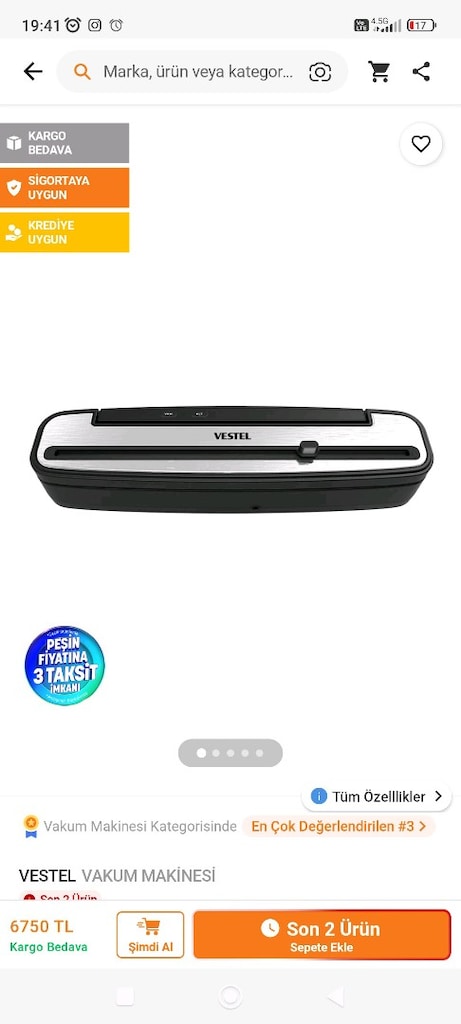 vakum makinesi (sıfır) - 5