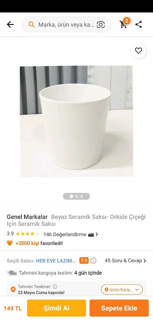 orkide saksısı - 2