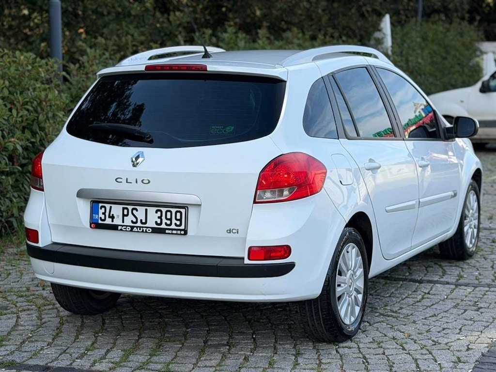 BAKIMLI SAHİBİNDEN 2012 MODEL CLIO GRANTOUR AİLE ARABASI - 9
