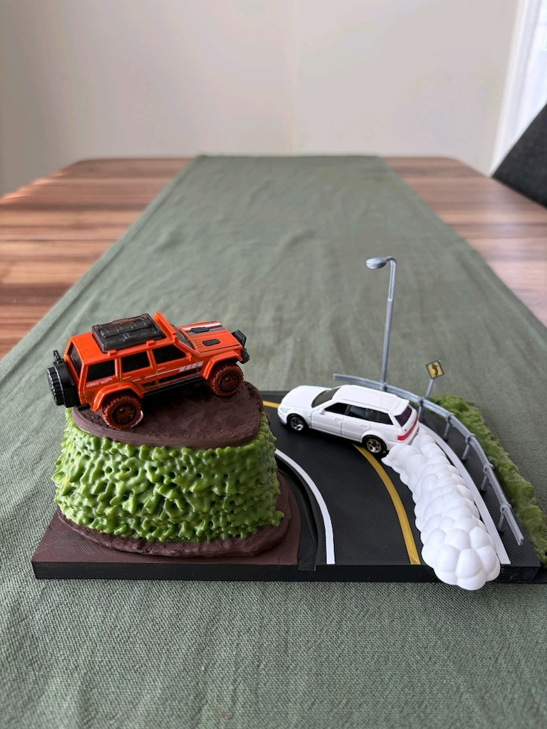 Hot wheels diorama (metal araçlar, 1:64 diorama) - 7