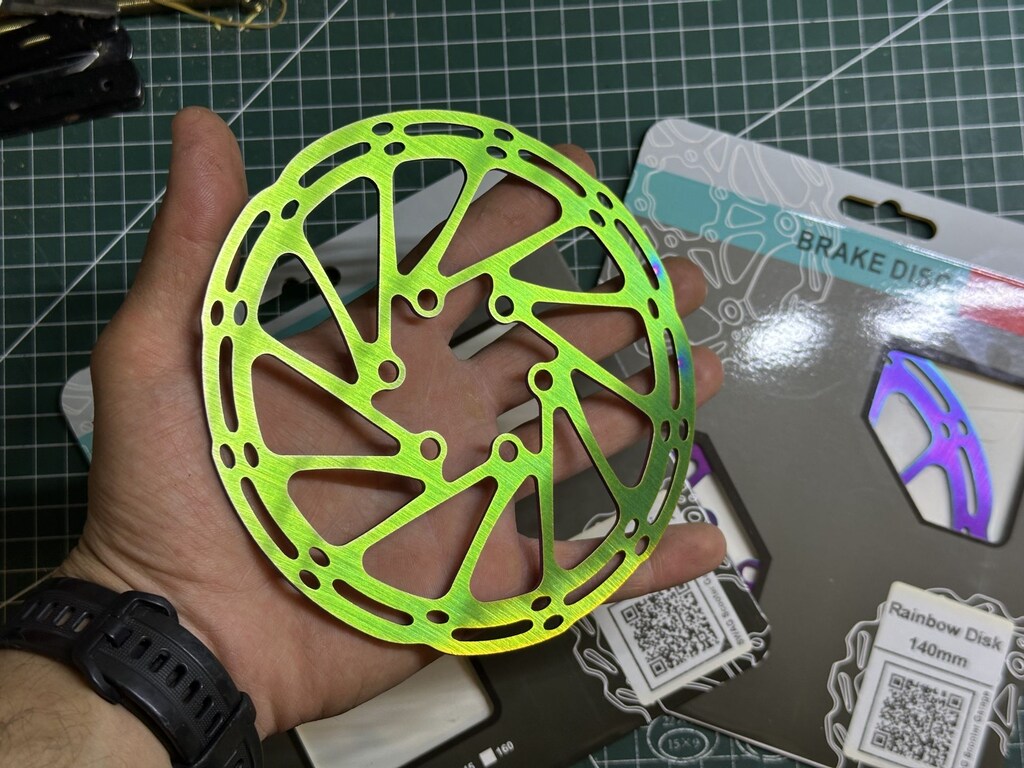 180 mm Rainbow Disk - Elektrikli Scooter, Bisiklet - 3