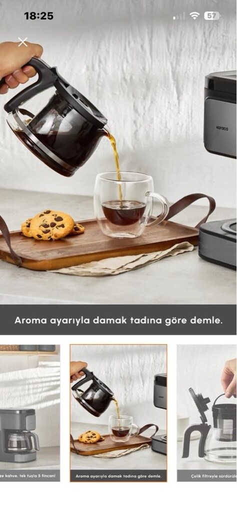 Karaca 2 in 1 filtre kahve makinesi - 5