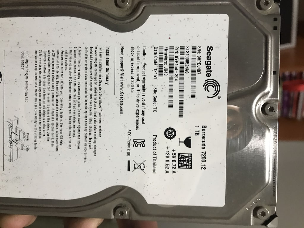 1 TB (1000 GB) 3.5 İNÇ MASAÜSTÜ HARDDİSK HATASIZ SORUNSUZ SAĞLIKLI - 2
