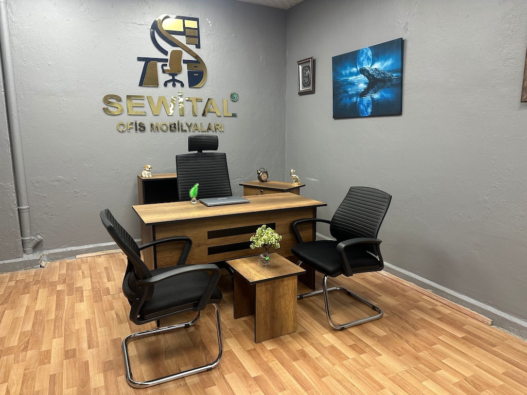 SEWİTAL OFİSTEN 140*60 MASASIYLA EFE OFİS TAKIMI FULL SET - 3