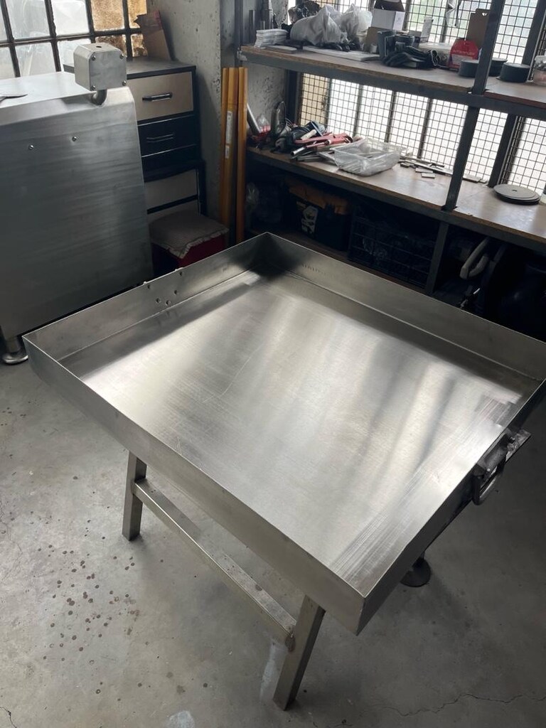 80x90 cm 304 krom paslanmaz tepsi - 2
