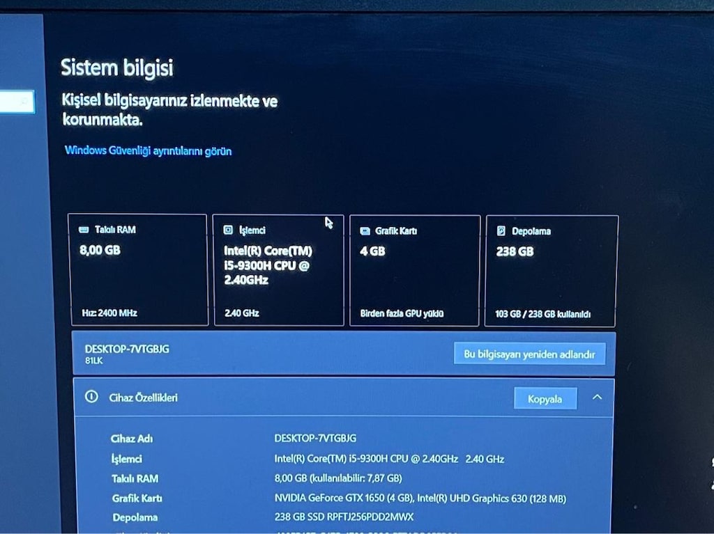 Lenovo Gaming Laptop (Sorunsuz) - 4
