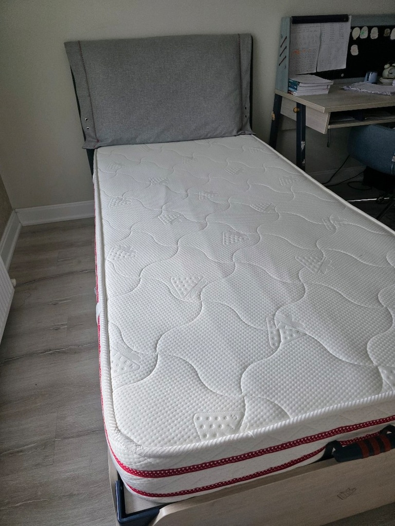 Çilek Mobilya Yatak Baza Başlık Seti - Kitaplık 100x200 cm - 5