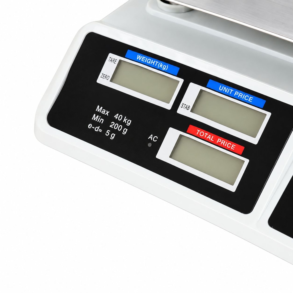 ELEKTRONİK DİJİTAL TERAZİ | 40KG KAPASİTE | AKÜLÜ ŞARJLI 240 SAAT - 3