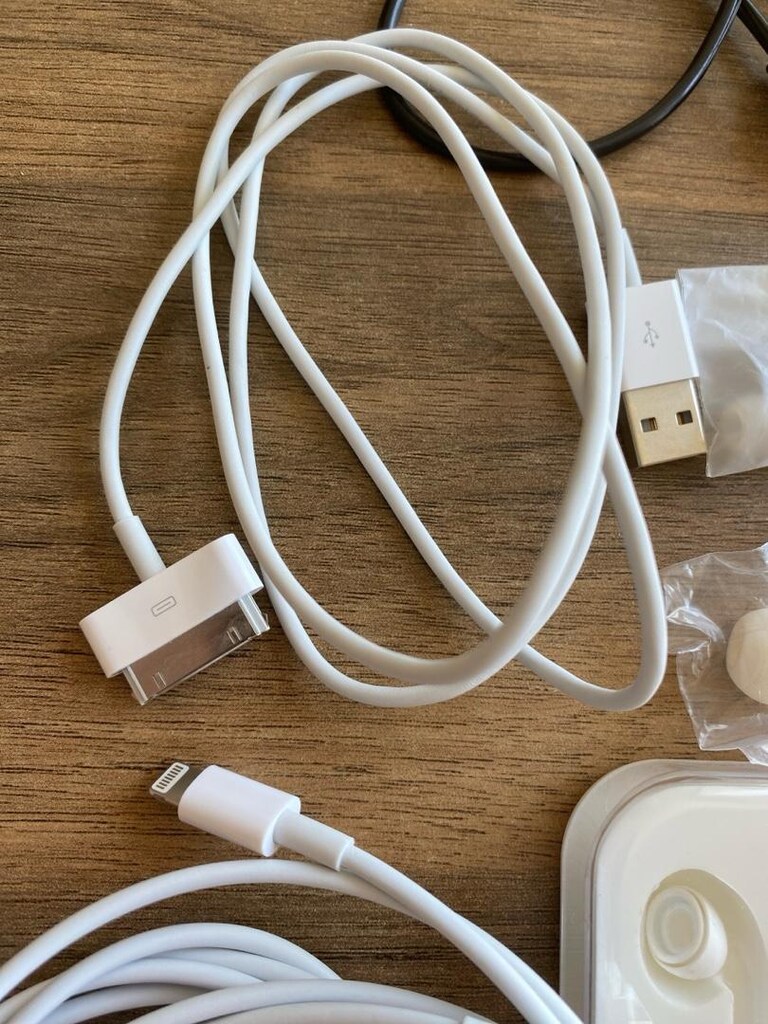 şarj adaptörü, kablolar, Orjinal Apple kulaklık başları ve kablosu - 4