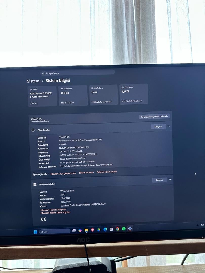 RYZEN 5 3500x-ASUS B450M-K Corsair ddr4 16gb ram ADATA 480 sata ssd - 5