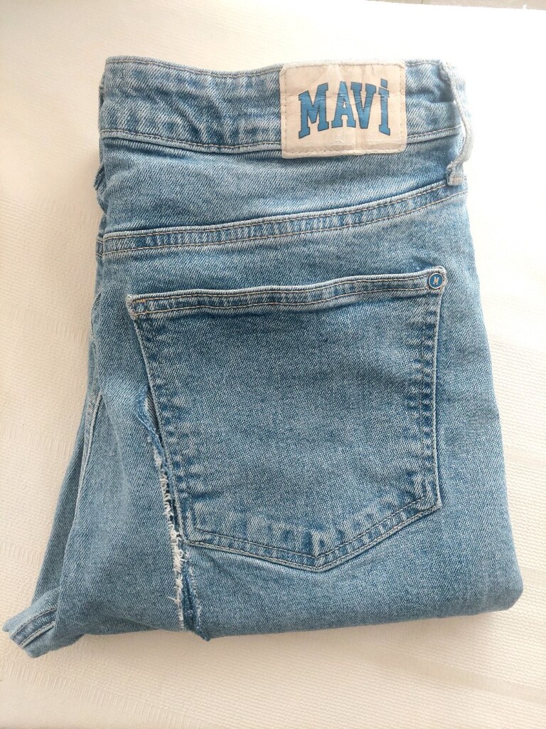 Mavi jeans bayan MOM kot pantolon (defolu) - 12
