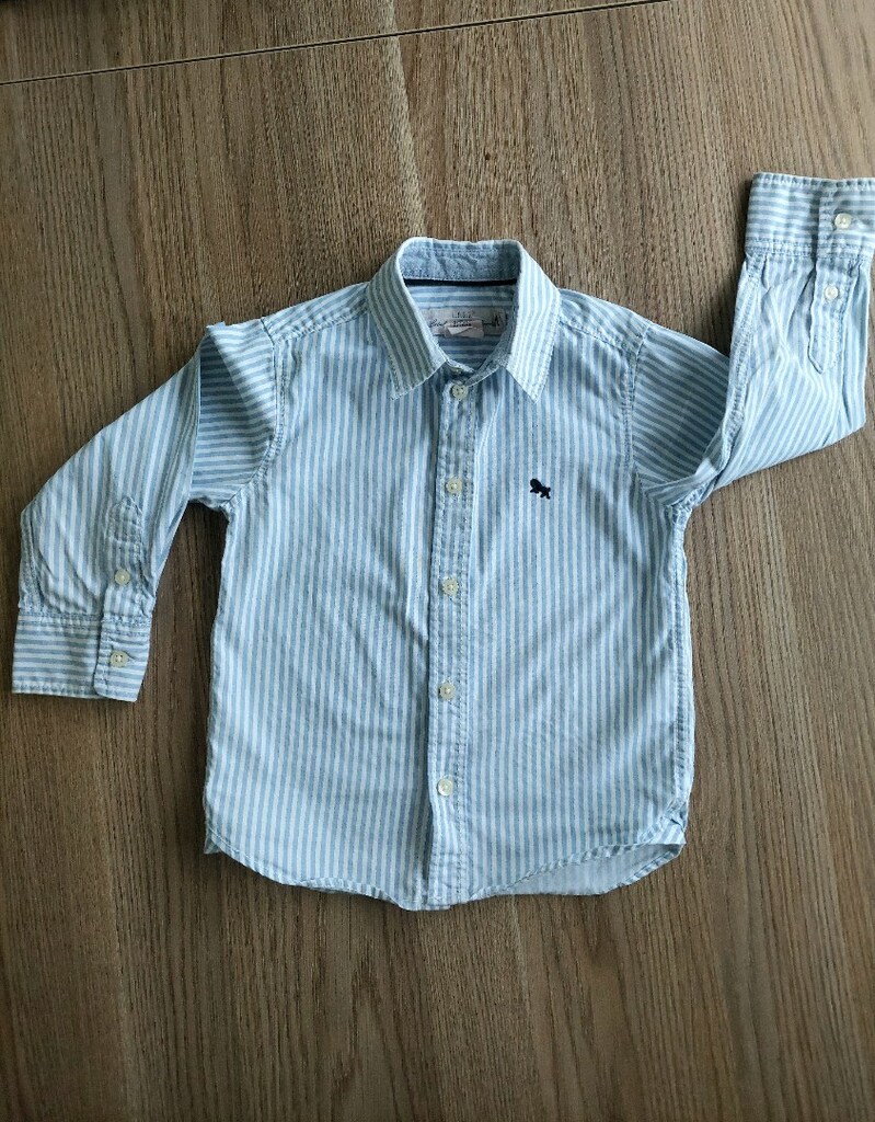 L.O.G.G by HM kids mavi çizgili gömlek - 2