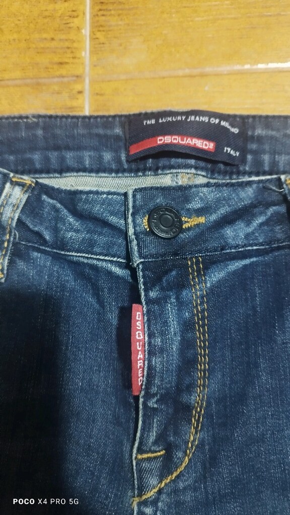 #Dsquared2 jeans pantolon..Eni çekilince 40 Boy 101Paça 18 - 2