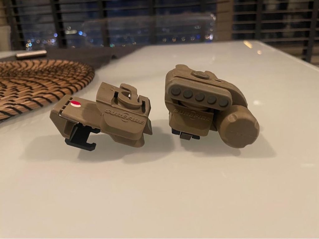 Surefire taktik başlık ışıldak fener. - 2